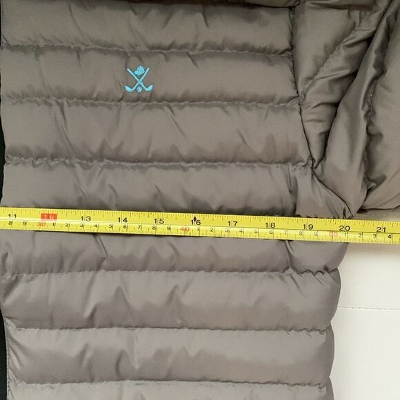 Sir Raymond Tailor Grey Ribbed Puffer Men’s Golf Jacket Size L - Picture 4 of 11